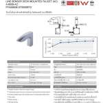 A-8506-AC ก๊อกน้ำเย็นอ่างล้างหน้าอัตโนมัติ รุ่น Line Sensor (แบบใช้ไฟฟ้า)