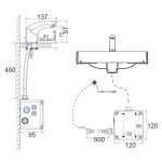 A-8800-000-50 ก๊อกน้ำเย็นอ่างล้างหน้าอัตโนมัติ รุ่น Selectronic Waterflow (แบบใช้แบตเตอรี่)