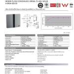 A-8604-000-50 ฟลัชวาล์วอัตโนมัติ สำหรับโถปัสสาวะชาย รุ่น Sense Flow (ใช้แบตเตอรี่)