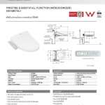 EB-NB07SL1 ฝารองนั่งอเนกประสงค์ แบบใช้ไฟฟ้า รุ่น Pristine 