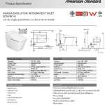 2018-WT-9 สุขภัณฑ์อัตโนมัติแบบชิ้นเดียว ใช้น้ำ 3.5/5 ลิตร รุ่น Acacia Evolution (ฝารองนั่งอัตโนมัติ)
