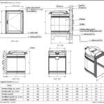 DOS EXTRA SERIES ถังขยะฝังกำแพงสำเร็จรูป ขนาด 40 ลิตร สี Mountain Gray มือจับซ้าย