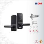 DIGITAL DOOR LOCK กลอนประตูดิจิตอล ดิจิตอลล็อค สีดำ (มีระบบเสียง) ยี่ห้อ IsOn