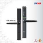 DIGITAL DOOR LOCK กลอนประตูดิจิตอล ดิจิตอลล็อค (มีระบบเสียง) สีดำ ยี่่ห้อ IsOn