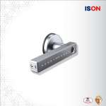 DIGITAL DOOR LOCK กลอนประตูดิจิตอล ดิจิตอลล็อค (ไม่มีระบบเสียง) สีซิลเวอร์ ยี่่ห้อ IsOn