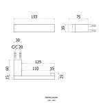 FBVHB-O103AS ที่แขวนผ้า รุ่น Box