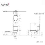 คลิกเลย COTTO สุขภัณฑ์สองชิ้น รุ่น BEN ใช้น้ำ 3/6 ลิตร ระบบชำระล้าง Wash Down