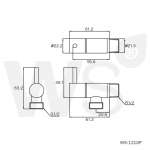 WS-1210P สต็อปวาล์ว 1 ทาง ขนาด 1/2" (4 หุน) รุ่น TEENY 