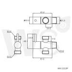 WS-1212P สต็อปวาล์ว 2 ทาง รุ่น TEENY 