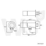 WS-0210 วาล์วเดี่ยวฝักบัว รุ่น MAE PING 