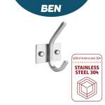 BN W1523-W123 ขอแขวนเสื้อสเตนเลส STAINLESS MATT 