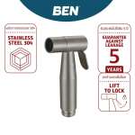 BN STAINLESS-BIDET เฉพาะหัวฉีดชำระ สเตนเลส 304 0