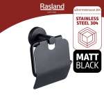 RA TUE-BLK ที่ใส่กระดาษชำระมีฝาปิด MATT BLACK