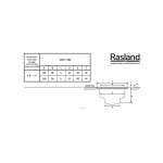 RA 8090 ตะแกรงท่อน้ำทิ้งพื้น ขนาด 10 x 10 ซม.