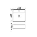 J 5079A เฉพาะอ่างล้างหน้าเซรามิค